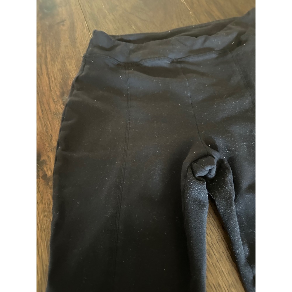 Alo Yoga Women Black High Waist Front flutter leg workout Pants XS - Picture 7 of 8